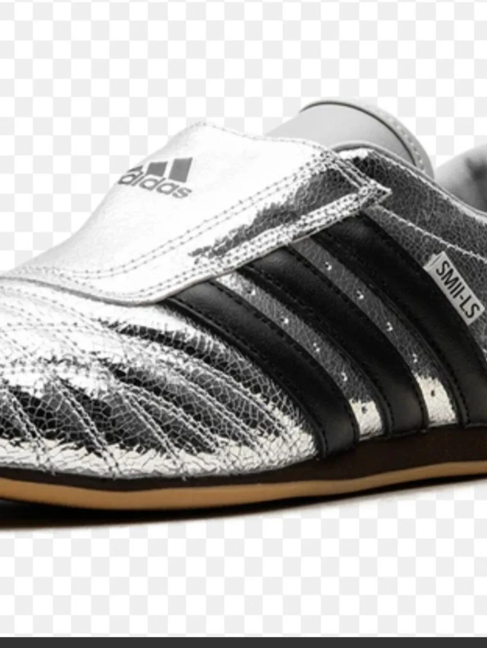 adidas Taekwondo Silver Metallic Women's Sneakers.